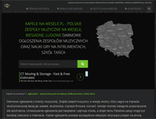 Tablet Screenshot of kapele-na-wesele.pl